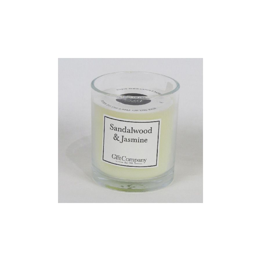 gift company Premium Single Wick Jar-Sandalwood & Jasmine