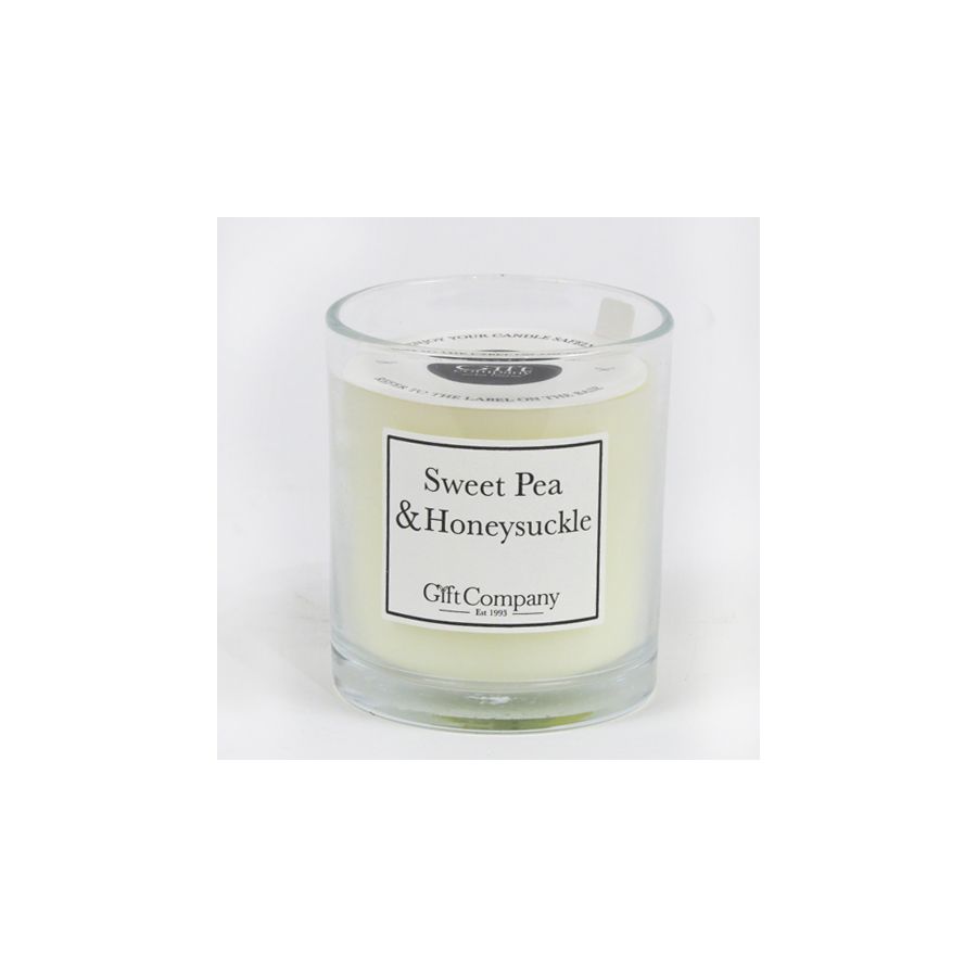 gift company Premium Single Wick Jar-Sweet Pea & Honeysuckle