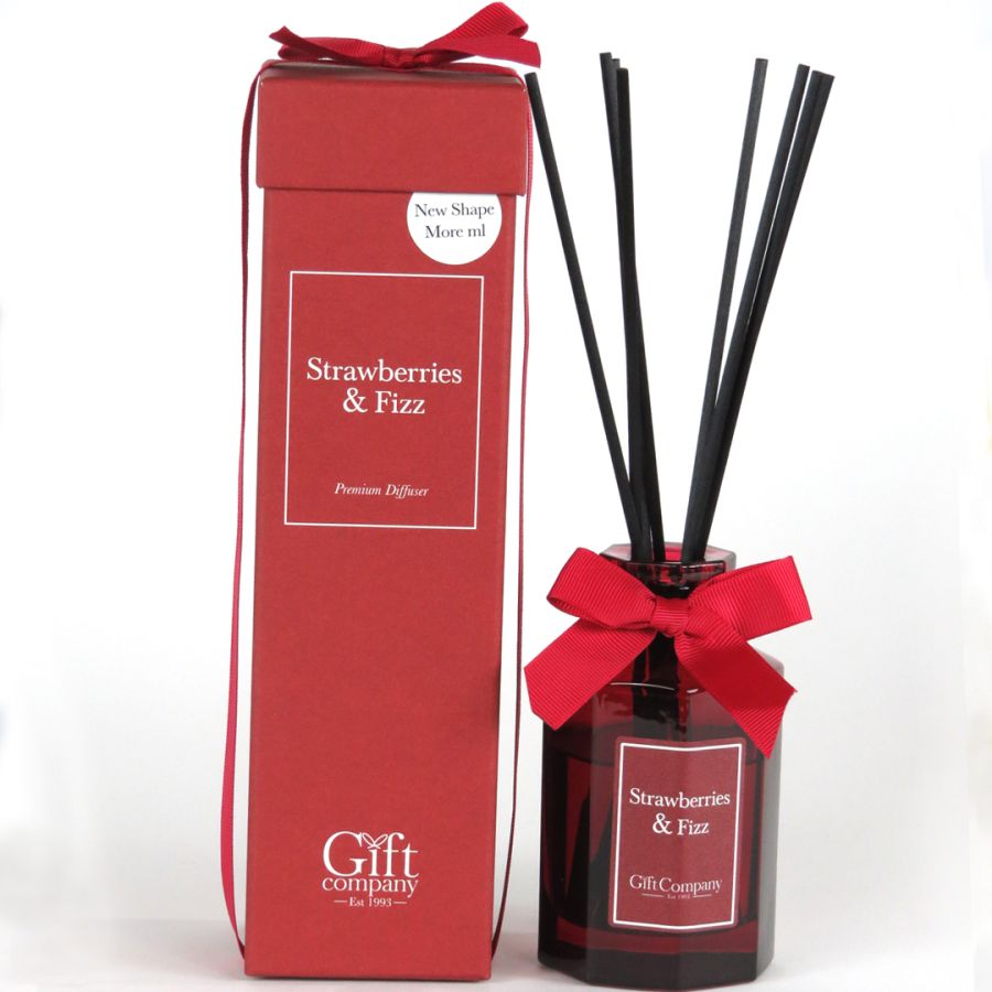 gift company Reg Octagonal Colour Diffuser-Strawberries&Fizz