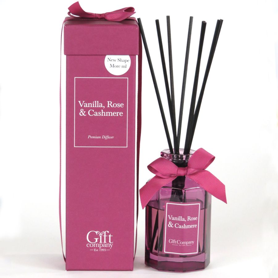 gift company Reg Octagonal Colour Diffuser-VanillaRose&Cashmere