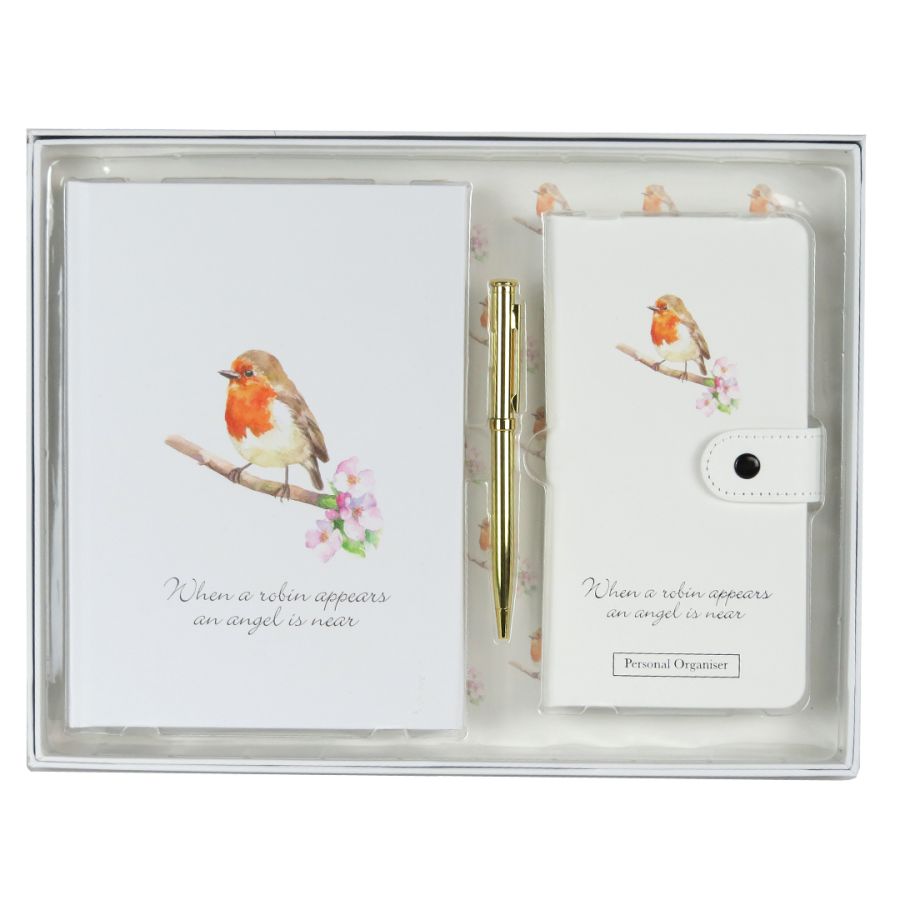 gift company Robin A5 Notebook and Personal Organiser Set