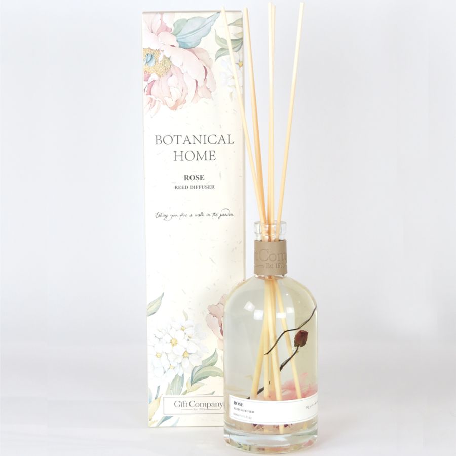 gift company XL Diffuser with flower decoration - Rose
