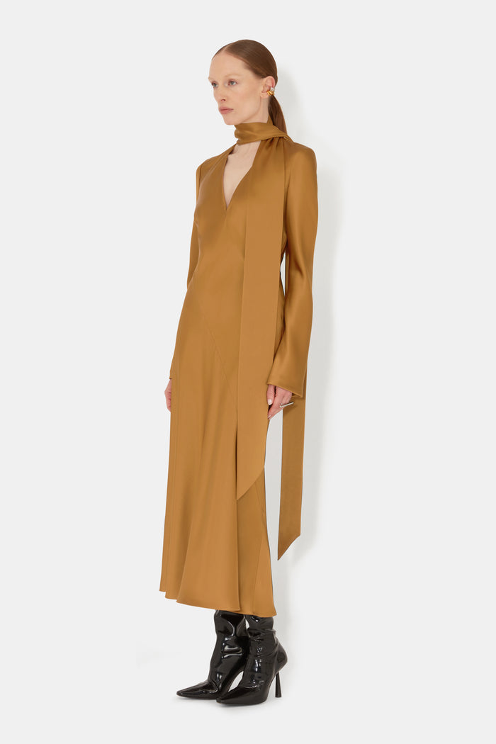 Galvan London Audrey Dress - Toffee