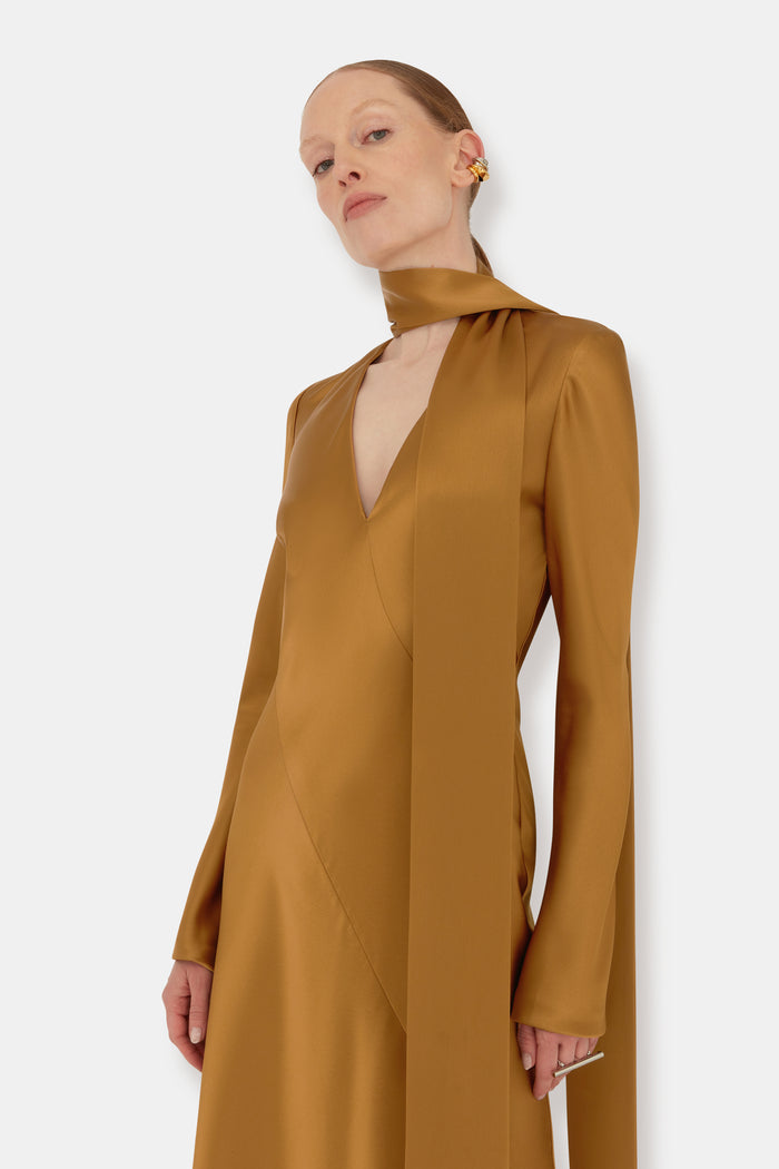 Galvan London Audrey Dress - Toffee