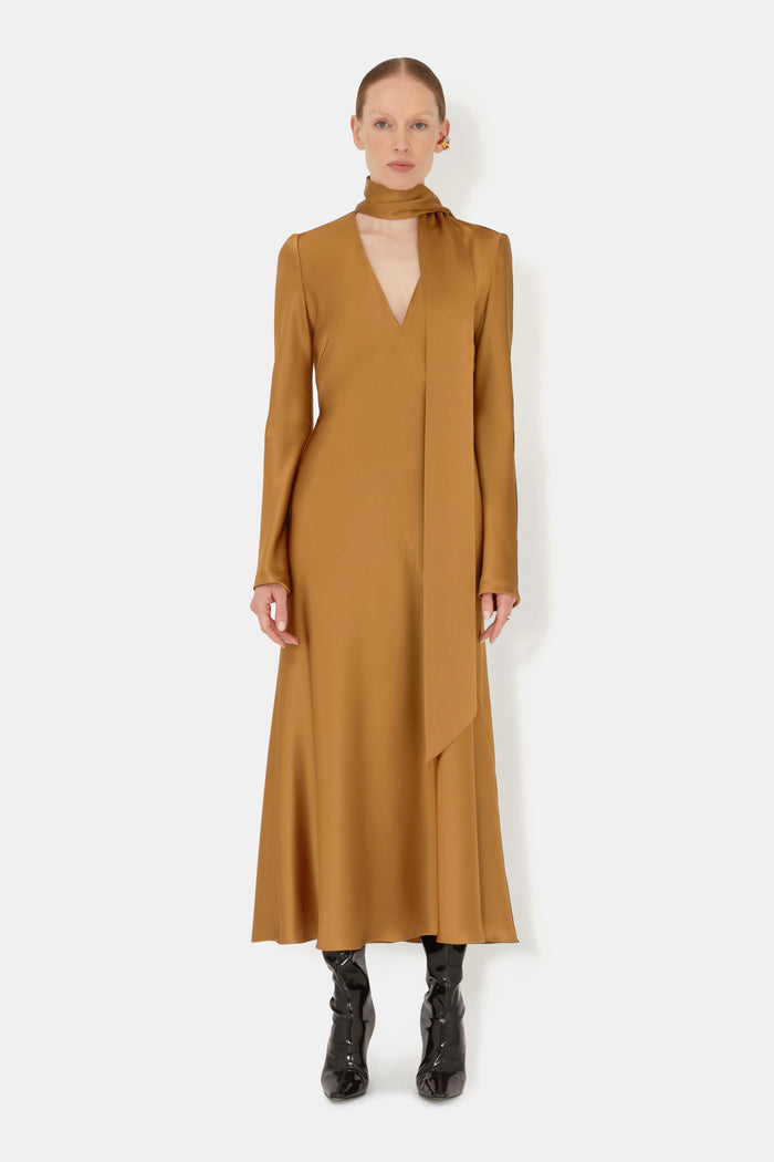 galvan london Audrey Dress - Toffee