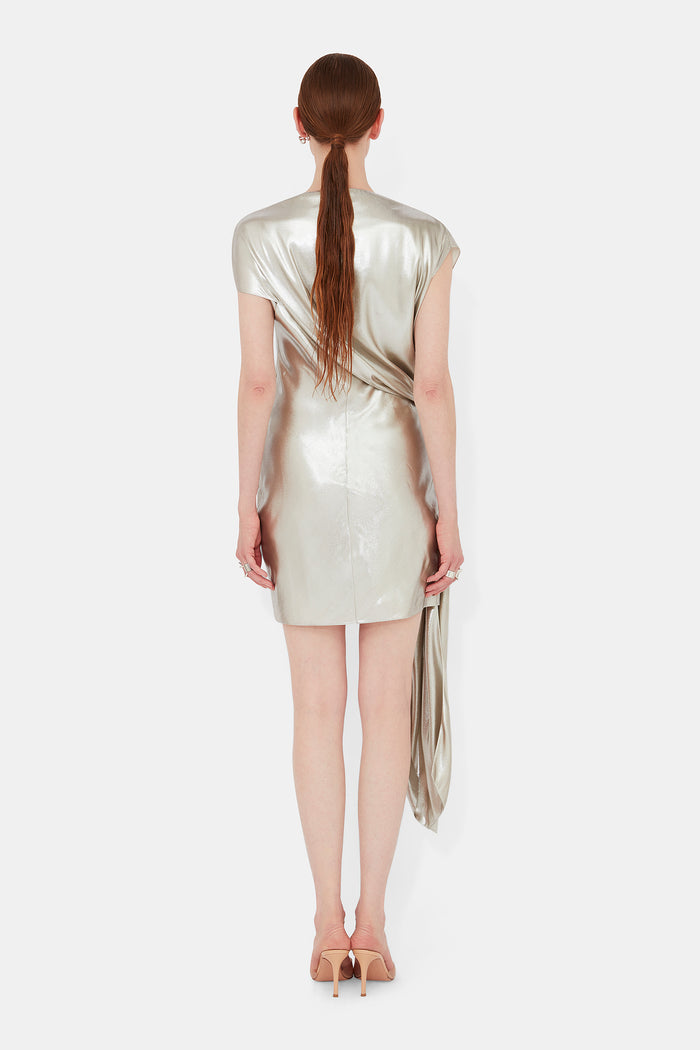 Galvan London Auriga Dress - White Gold