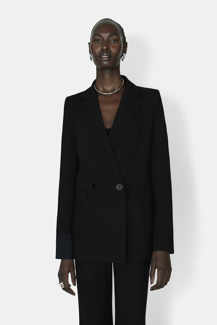 Galvan London Boyfriend Blazer - Black