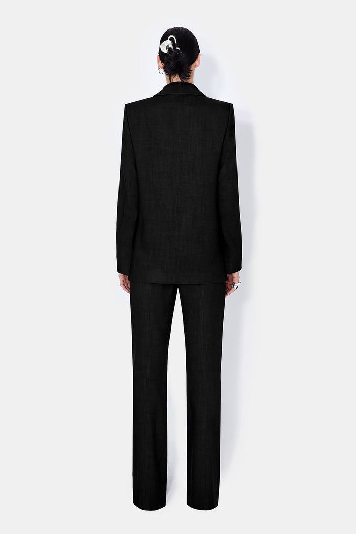 Galvan London Boyfriend Trousers - Black