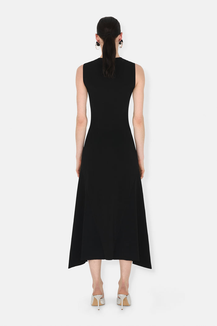 Galvan London CLAUDIA DRESS - BLACK