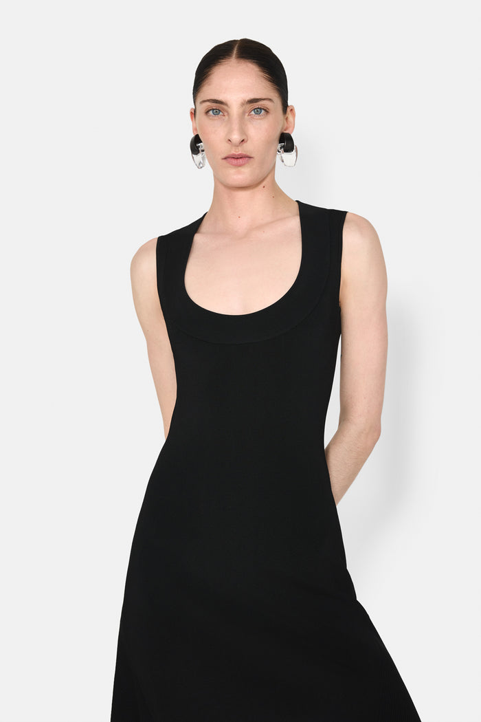 Galvan London CLAUDIA DRESS - BLACK