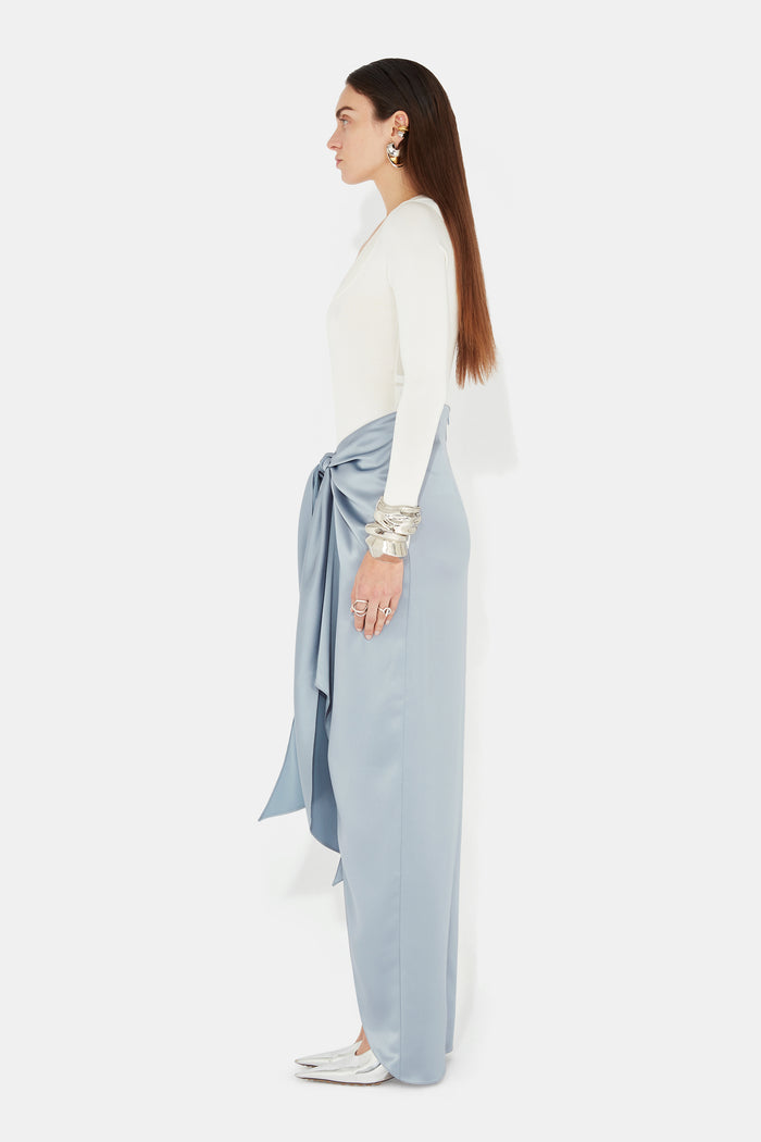 Galvan London De Lovie Skirt - Dove Blue