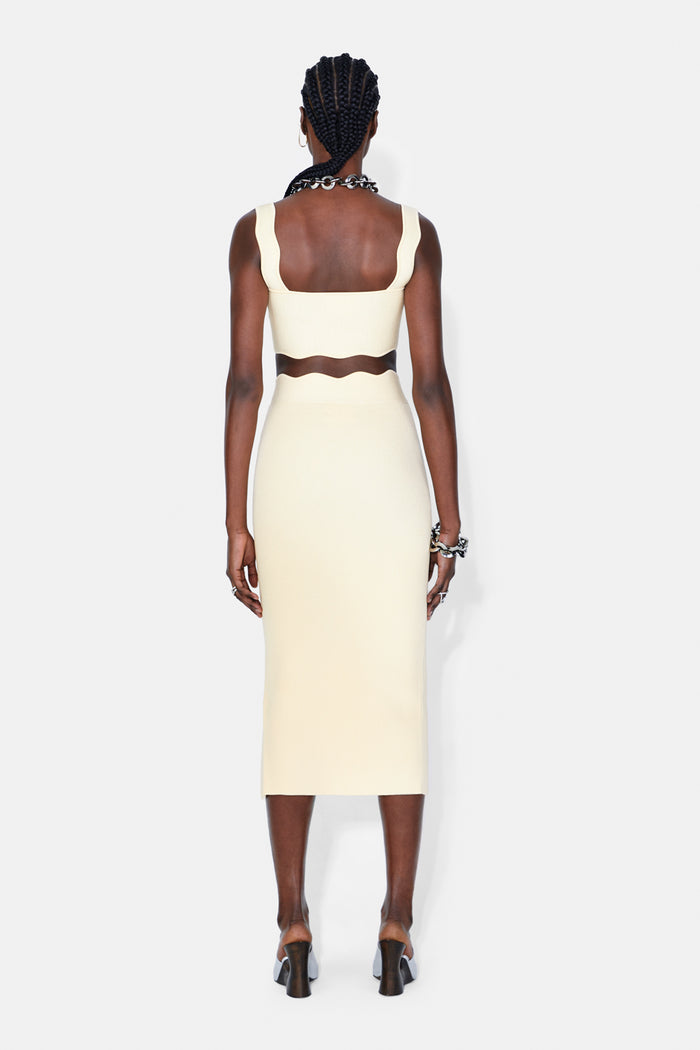 Galvan London Delia Top - Vanilla