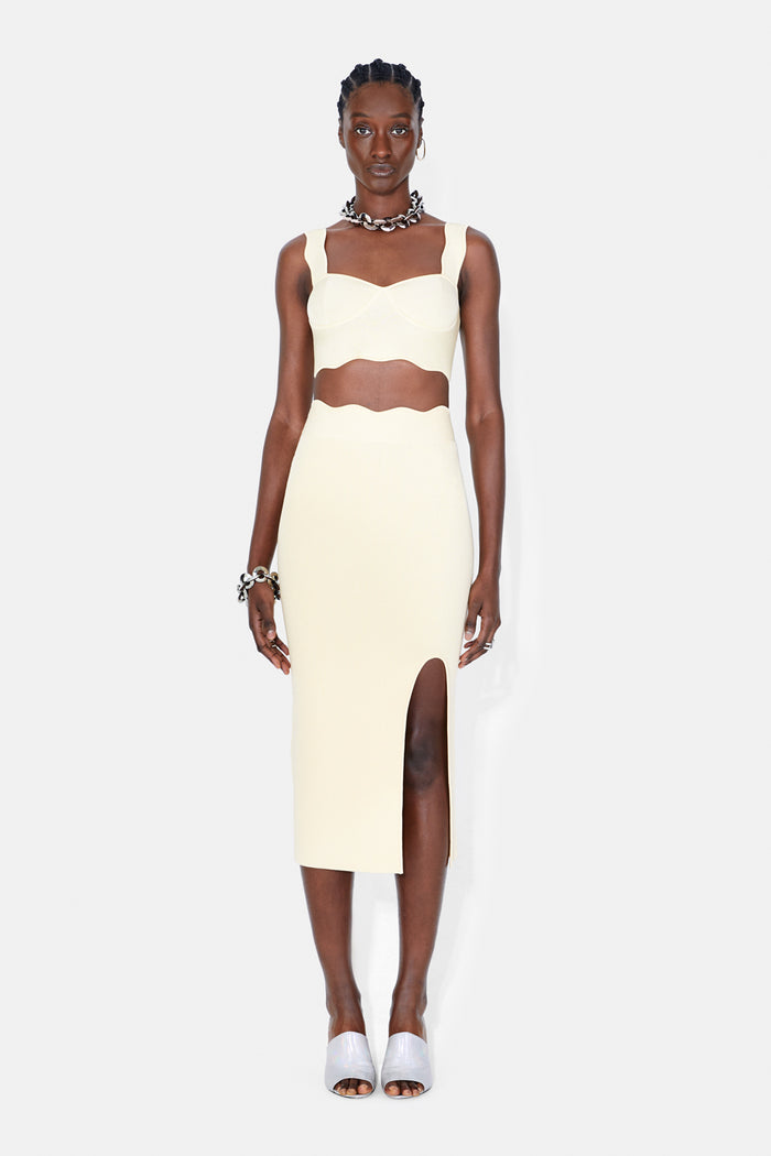 galvan london Delia Top - Vanilla