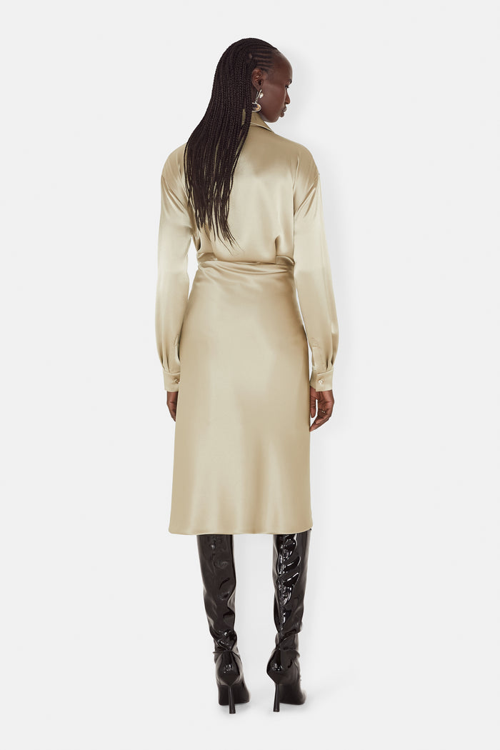 Galvan London DeLovie Dress - Sand
