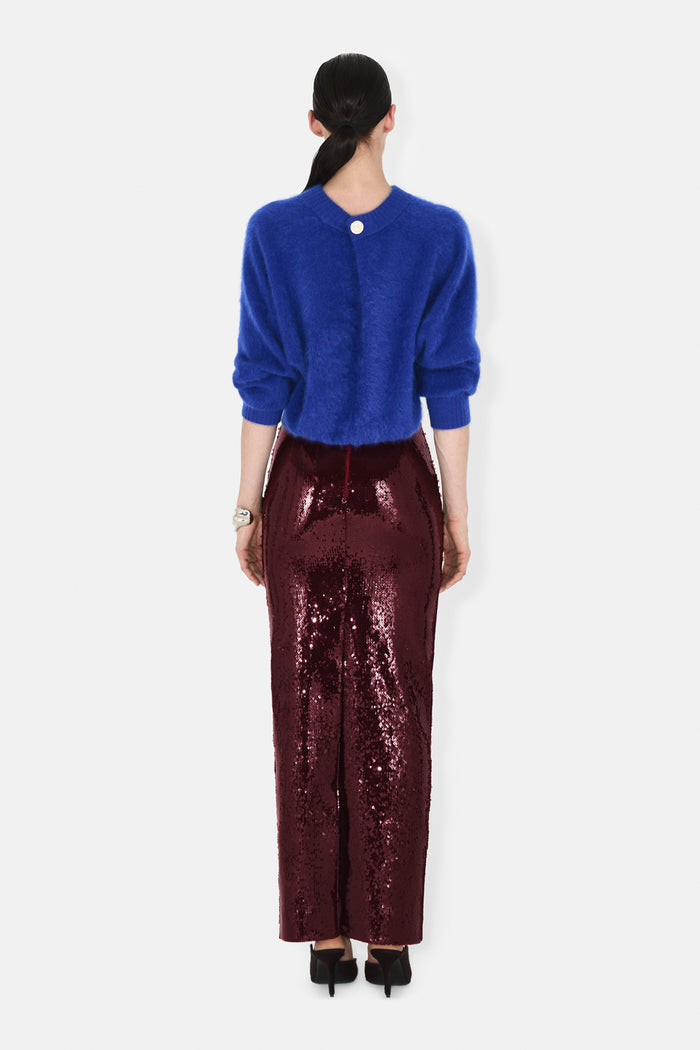 Galvan London Diffusion Skirt - Oxblood