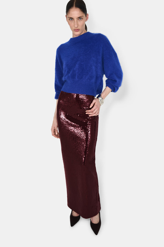 Galvan London Diffusion Skirt - Oxblood