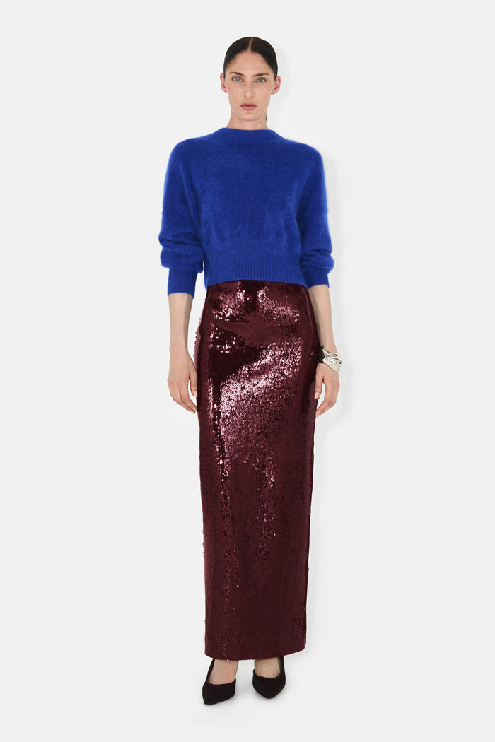 galvan london Diffusion Skirt - Oxblood