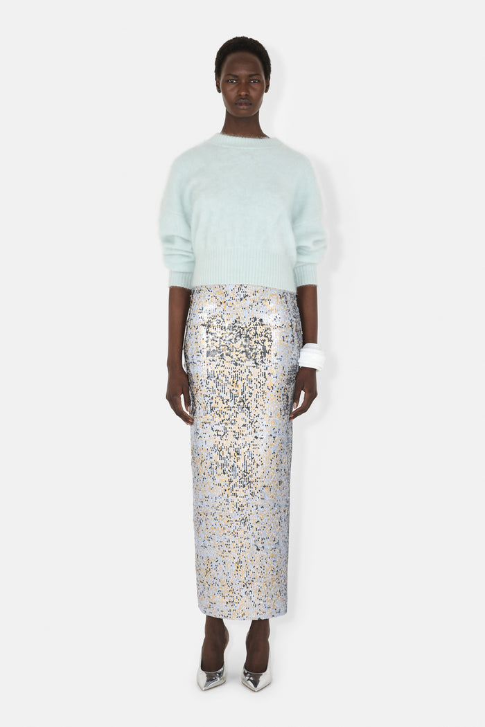 galvan london Diffusion Skirt - Silver & Gold