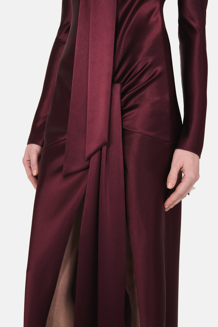 Galvan London Emilie Dress - Oxblood