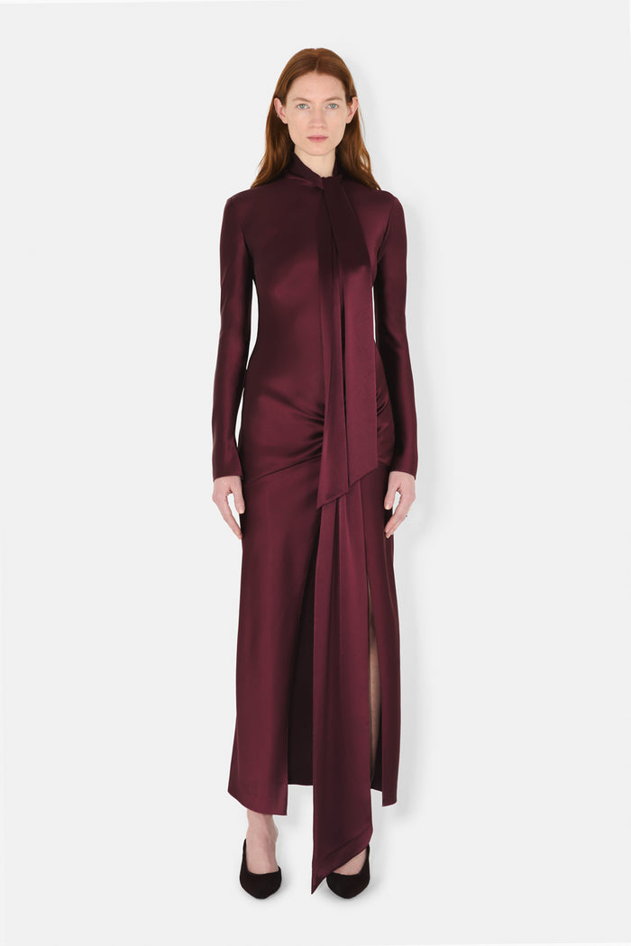 galvan london Emilie Dress - Oxblood