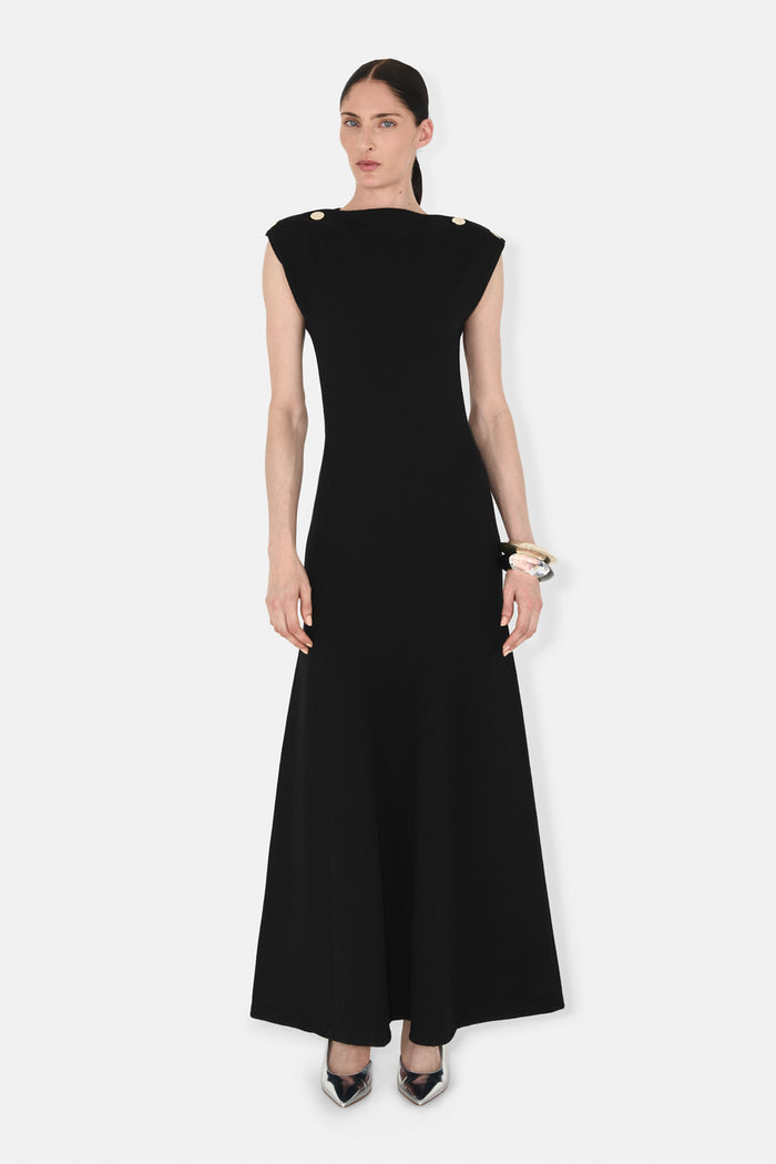 galvan london Fatima Dress - Black