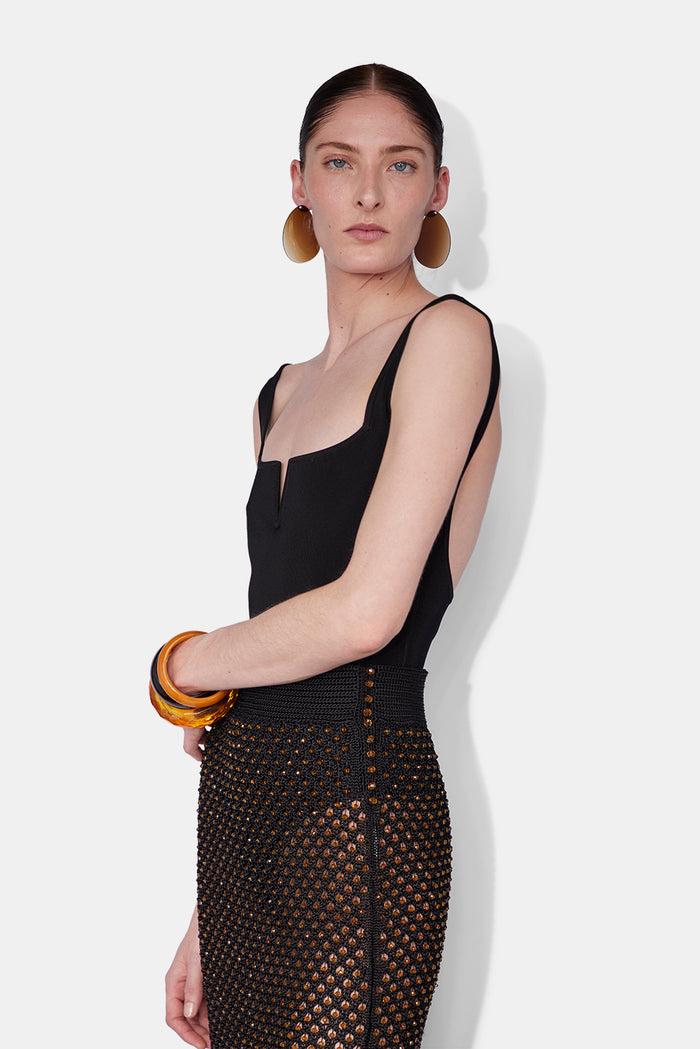 Galvan London Freya Bodysuit - Black