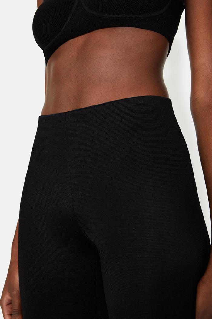 Galvan London Jersey Flared Trousers - Black