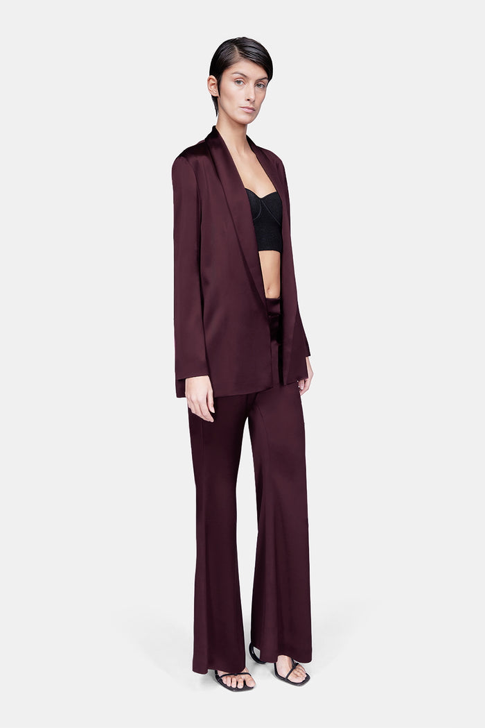 Galvan London Julianne Trouser - Burgundy
