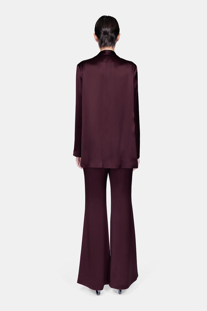 Galvan London Julianne Trouser - Burgundy