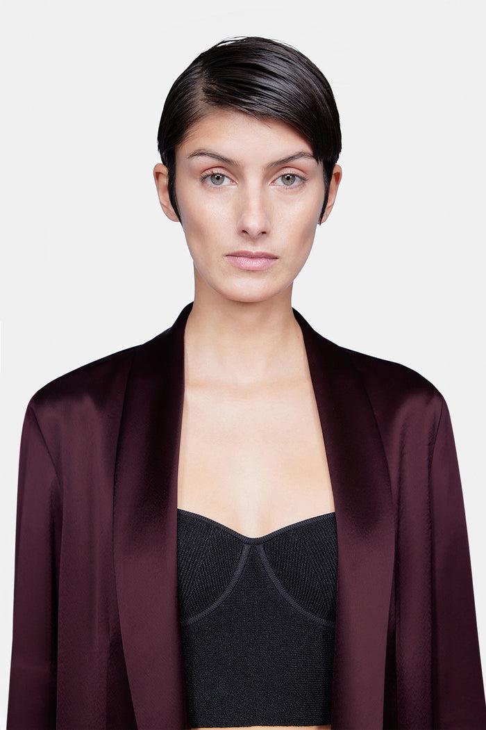 Galvan London Julianne Trouser - Burgundy