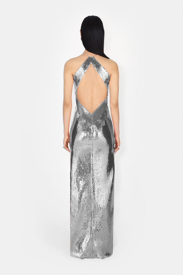 Galvan London Kite Dress - Silver