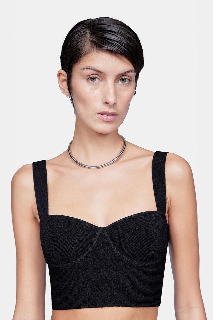 Galvan London Longline Nyx Bralette - Black