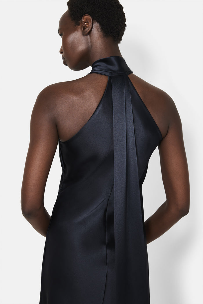 Galvan London MINI PANDORA DRESS - MIDNIGHT