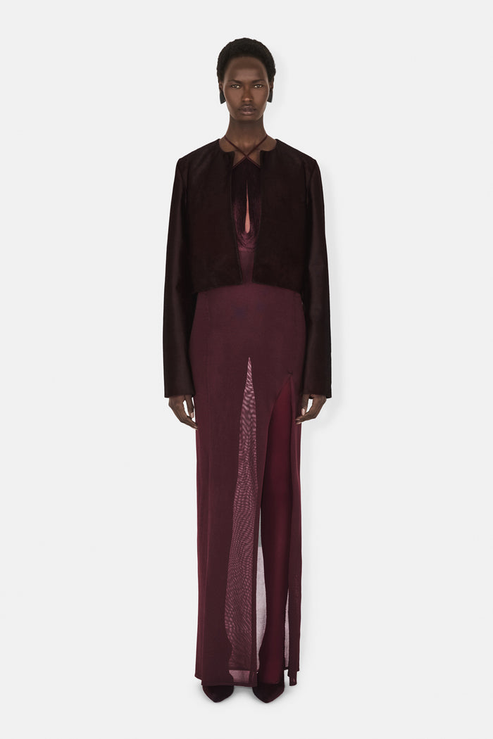 galvan london Moxie Jacket - Oxblood