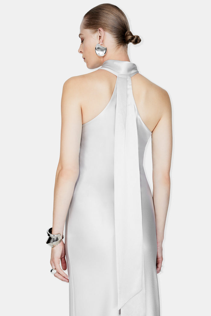 Galvan London Pandora Dress - Platinum