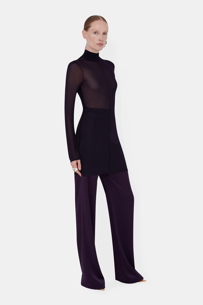 Galvan London Pulse Mini Dress - Nightshade