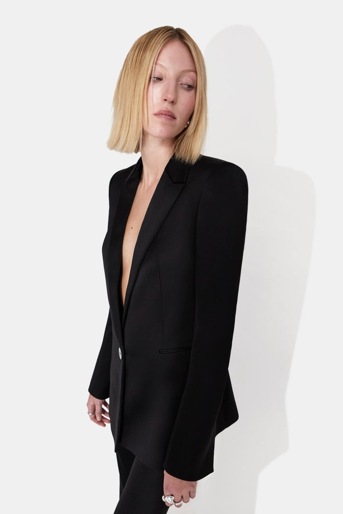 Galvan London Sculpted Blazer - Black