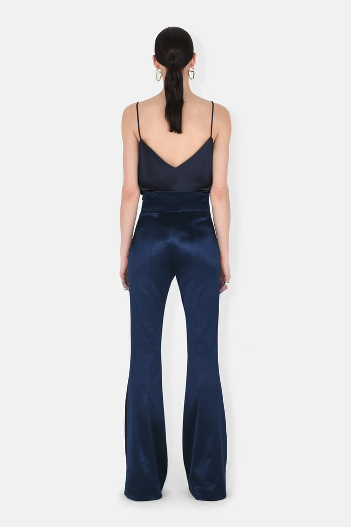 Galvan London SCULPTED TROUSER - BLUE MOON