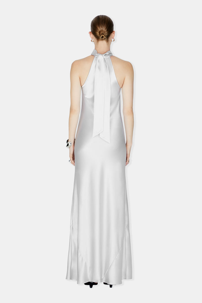 Galvan London Sienna Dress - Platinum