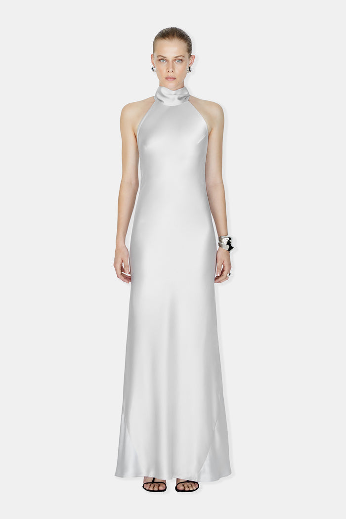 galvan london Sienna Dress - Platinum