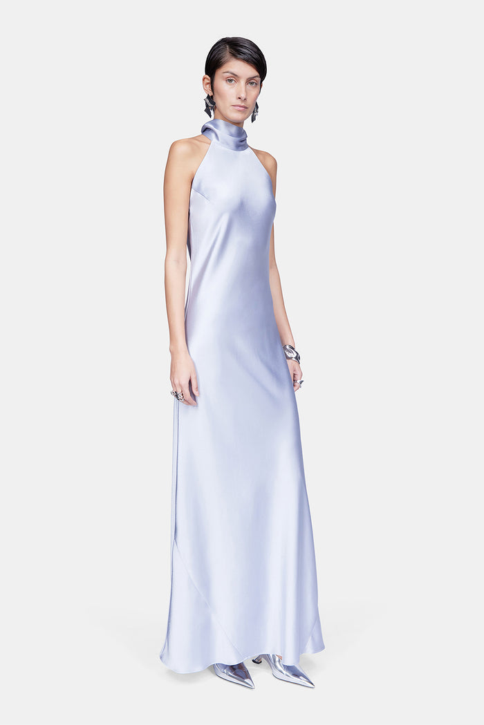 Galvan London Sienna Dress - Silver
