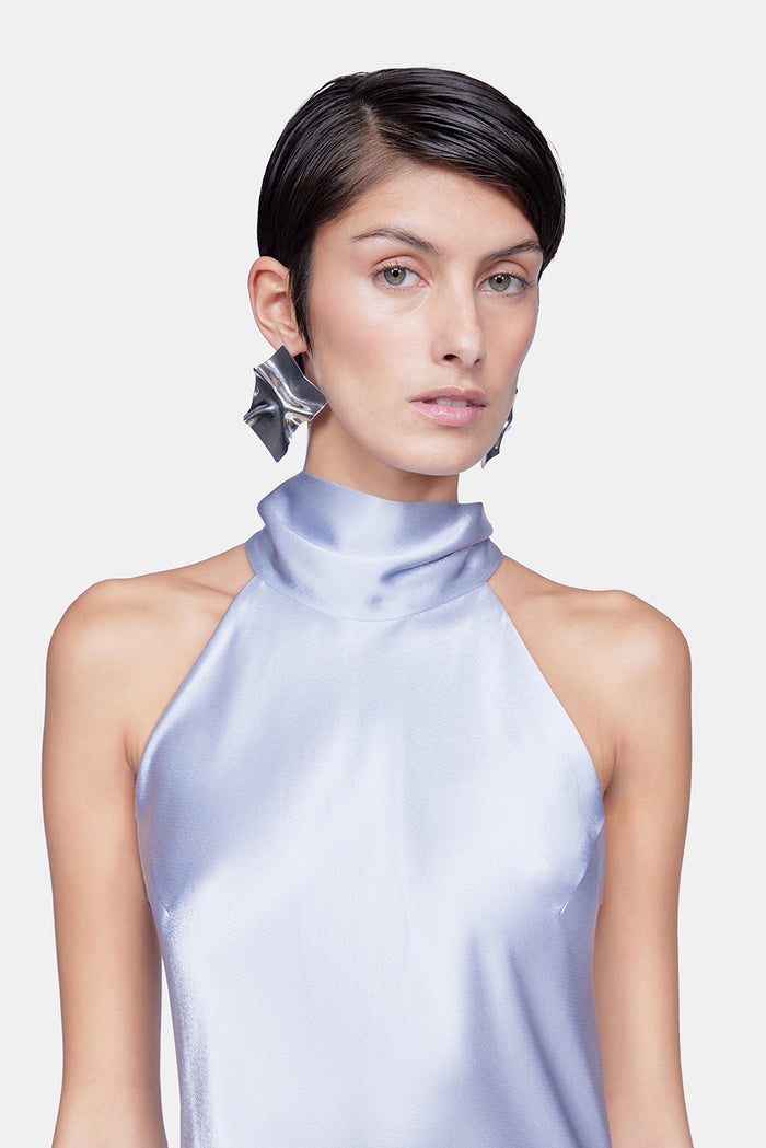 Galvan London Sienna Dress - Silver