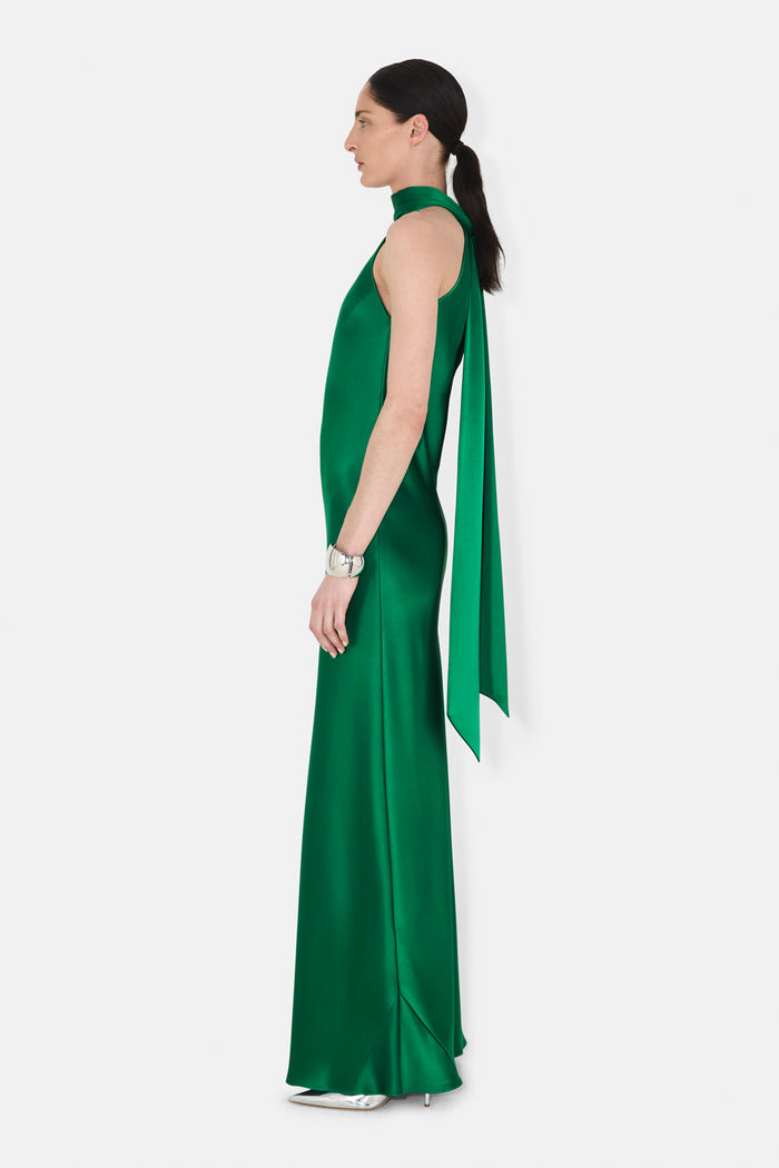 Galvan London Sienna Gown - Emerald