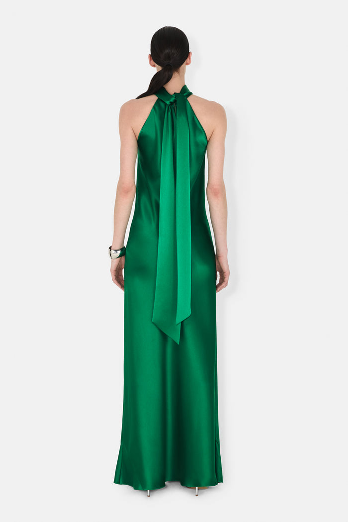 Galvan London Sienna Gown - Emerald
