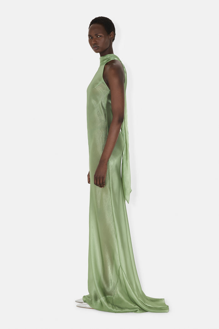 Galvan London Sienna Gown - Matcha