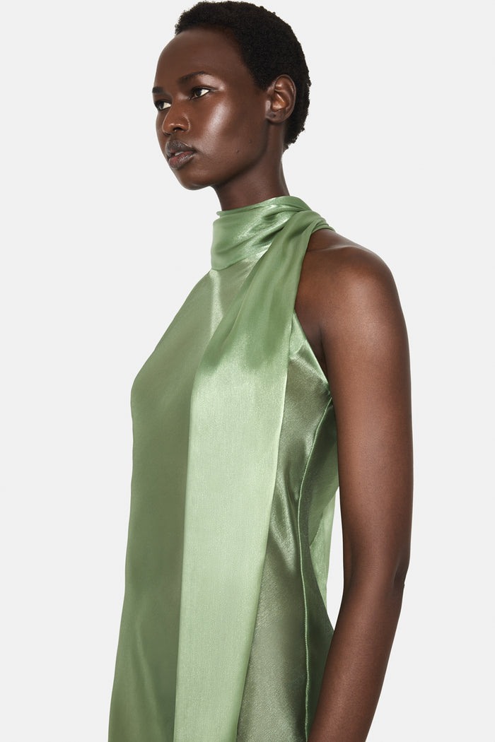 Galvan London Sienna Gown - Matcha