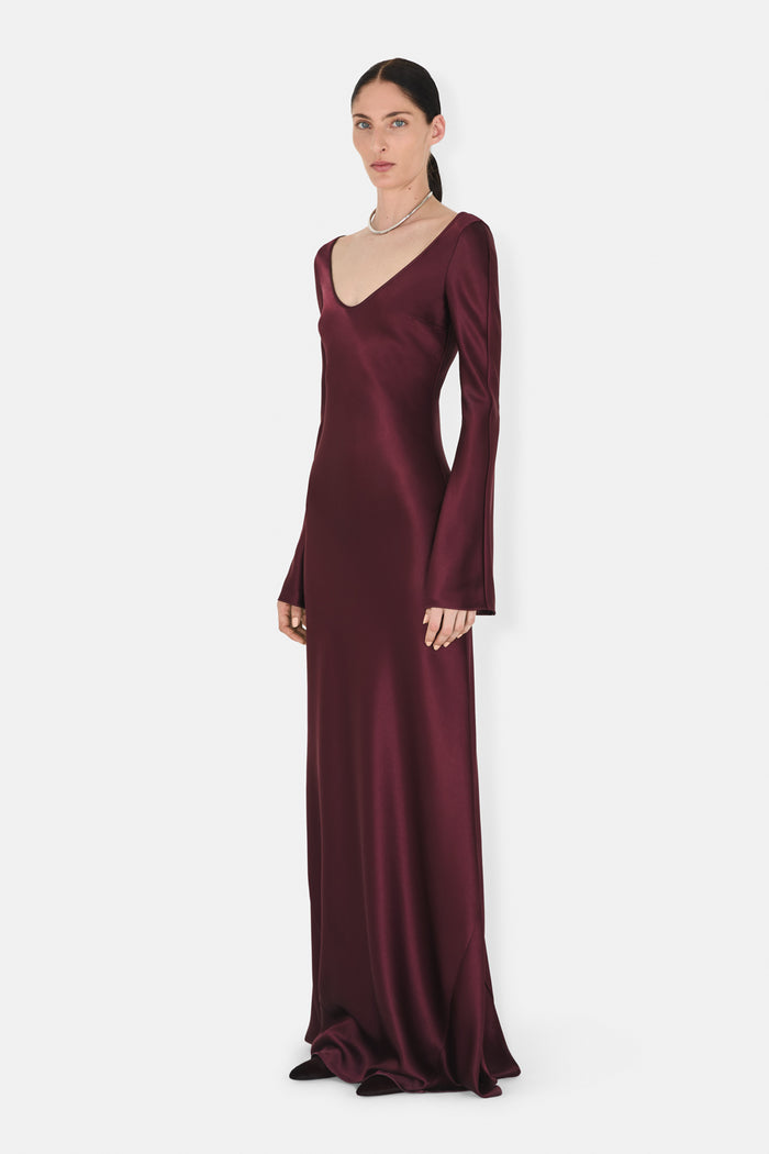 Galvan London Valleta Gown - Oxblood