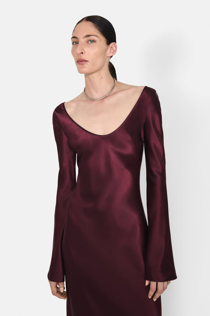 Galvan London Valleta Gown - Oxblood