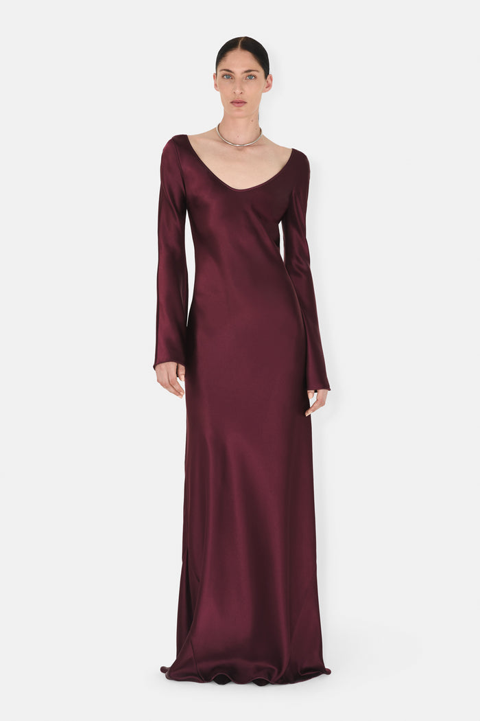 galvan london Valleta Gown - Oxblood