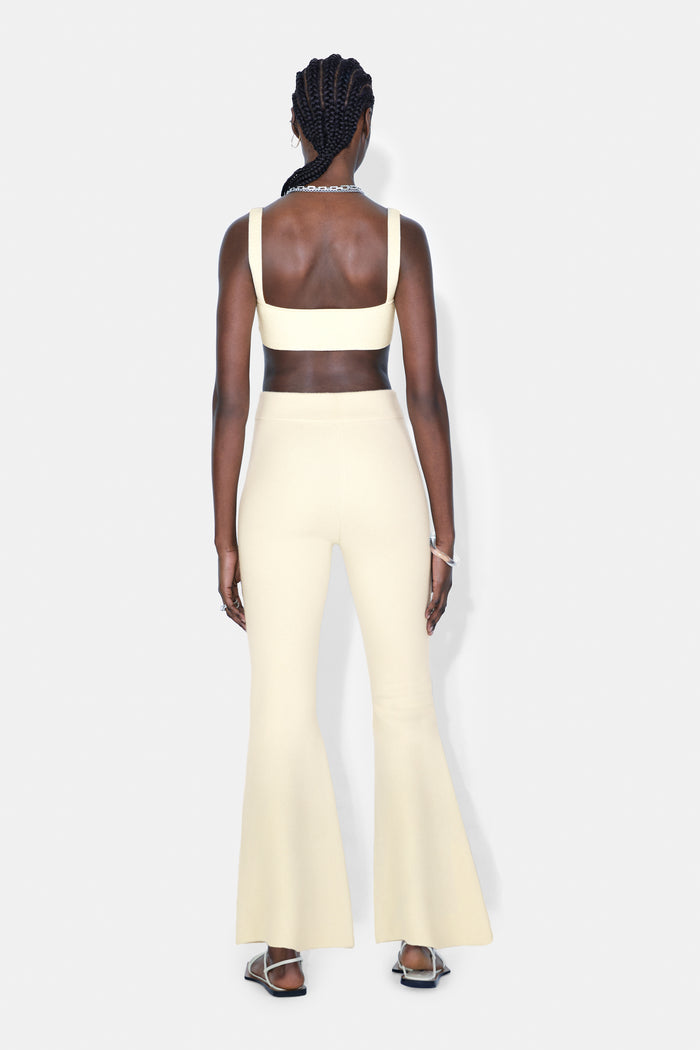 Galvan London Velvet Nyx Bralette - Vanilla